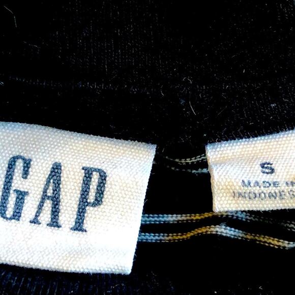 Gap Striped Maxi Dress Womens Black Comfort Stretch Casual Preppy Lightweight - Picture 4 of 5